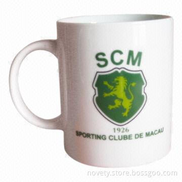 Ceramic Coffee Mug, Measures 80 x 95mm, with Very Large Space for Logo Printing
